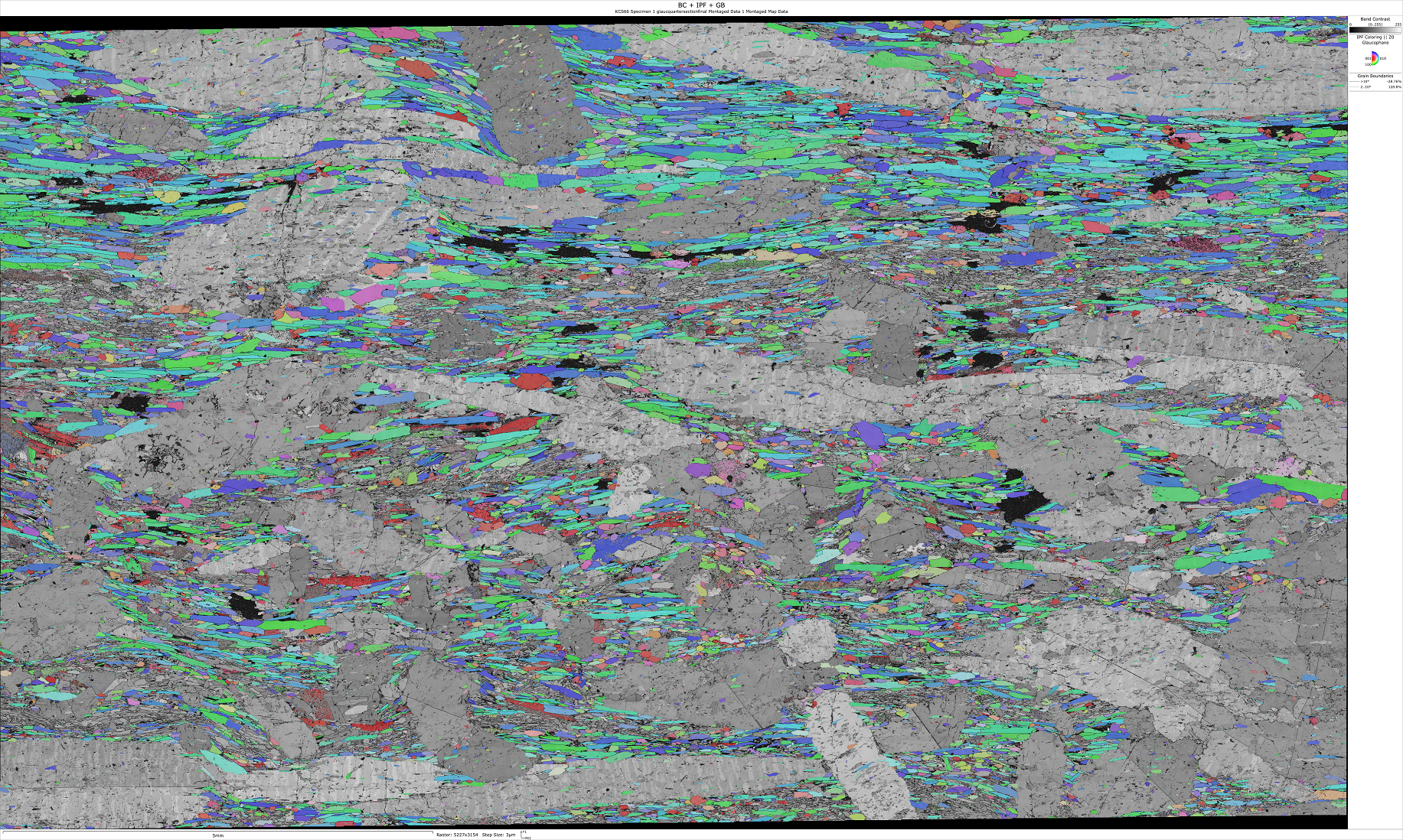 EBSD IPF Map